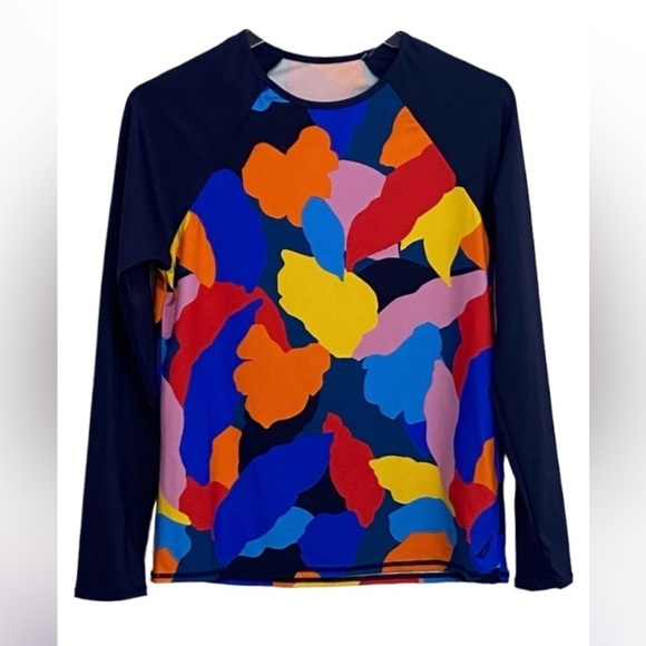 NAUTICAL- NWT - SIZE MEDIUM WOMEN’S RASH-GUARD LIGHTWEIGHT LONG SLEEVE B13 - Picture 3 of 10